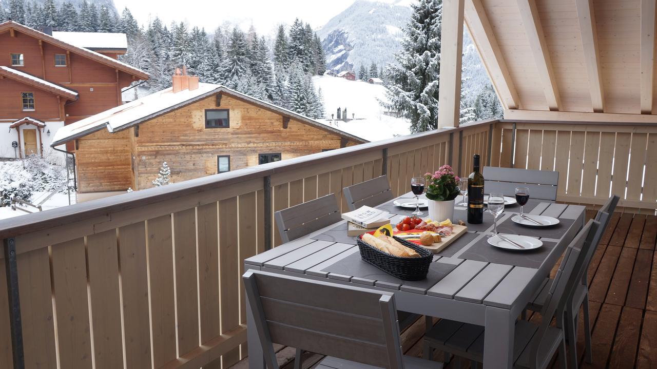 Chalet Brunner Penthouse Wengen Esterno foto