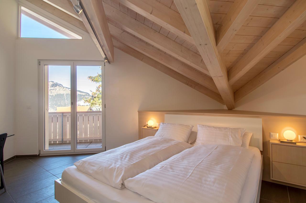 Chalet Brunner Penthouse Wengen Esterno foto